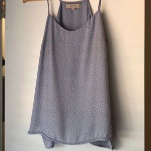 LOFT Petite Racerback Blouse